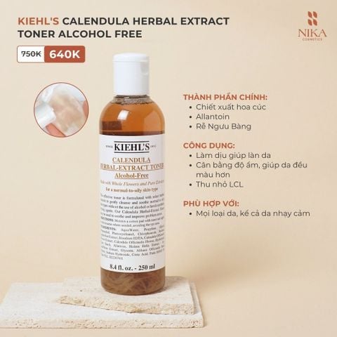 Toner Hoa Cúc Kiehls Calendula Herbal Extract Toner Alcohol Free