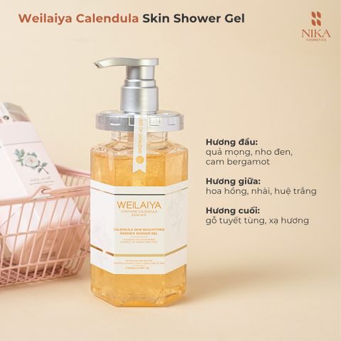 Sữa Tắm Weilaiya Calendula Skin Shower Gel 450ml