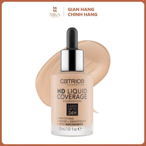 Kem Nền Catrice Hd Liquid Coverage Foundation 30Ml