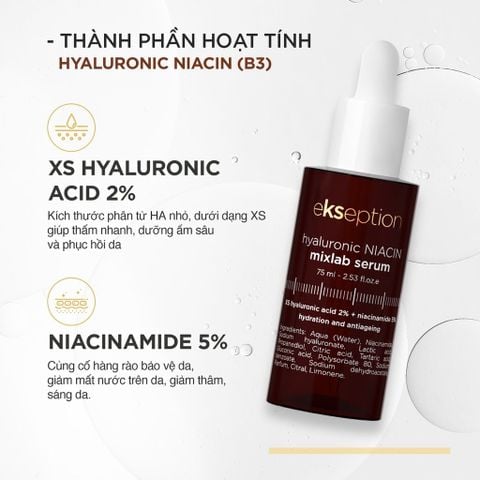 Serum Ekseption Hyaluronic Niacin Mixlab 75ml