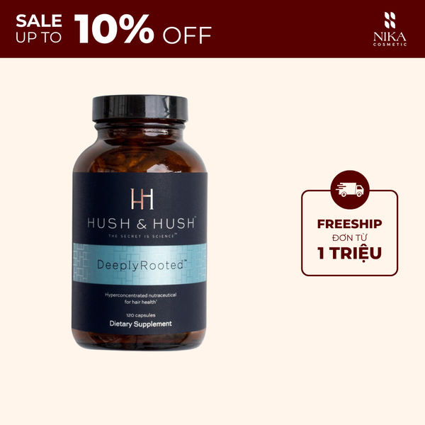 Viên Uống Ngăn Ngừa Rụng Tóc Hush & Hush Deeply Rooted 120V