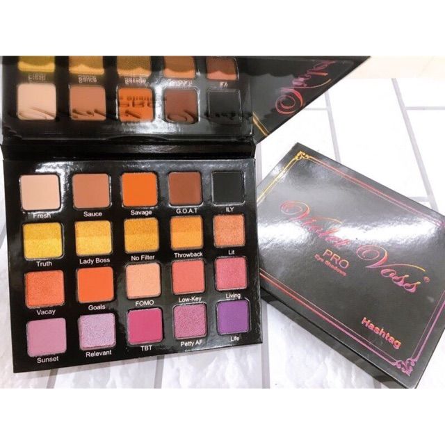 BẢNG PHẤN MẮT VIOLET VOSS PRO HASHTAG EYESHADOW PALETTE 20 Ô Nika