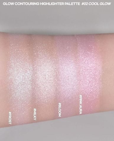 Bảng Tạo Khối + Highlight Wakemake Glow Contouring Highlighter Palette 8.7G