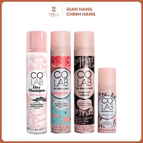 Dầu Gội Khô Colab Dry Shampoo