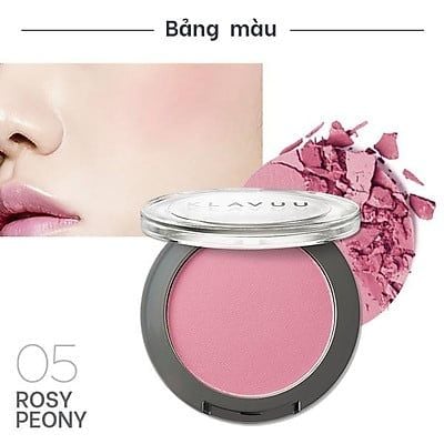 Phấn Má Hồng Klavuu Urban Pearlsation Natural Powder Blusher
