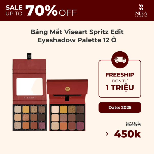 Bảng Mắt Viseart Spritz Edit Eyeshadow Palette 12 Ô