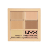 Bảng Che Khuyết Điểm Và Tạo Khối Nyx Conceal Correct Contour 6 Ô