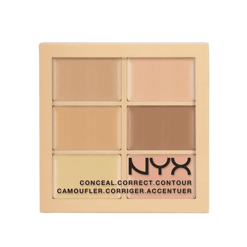Bảng Che Khuyết Điểm Và Tạo Khối Nyx Conceal Correct Contour 6 Ô