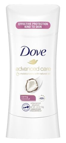 Lăn Khử Mùi Dove Advanced Care 48H 74g