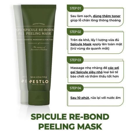 Mặt Nạ Pestlo Spicule Reborn Peeling Mask 120G