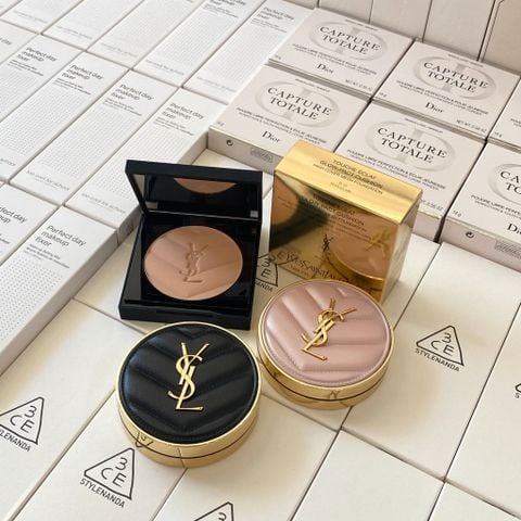 Phấn Tươi Ysl Touche Eclat Glow Pact High Cover Mesh Foundation 12G