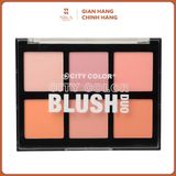 Bảng Má Hồng City Color Blush 6 Ô 8.6G