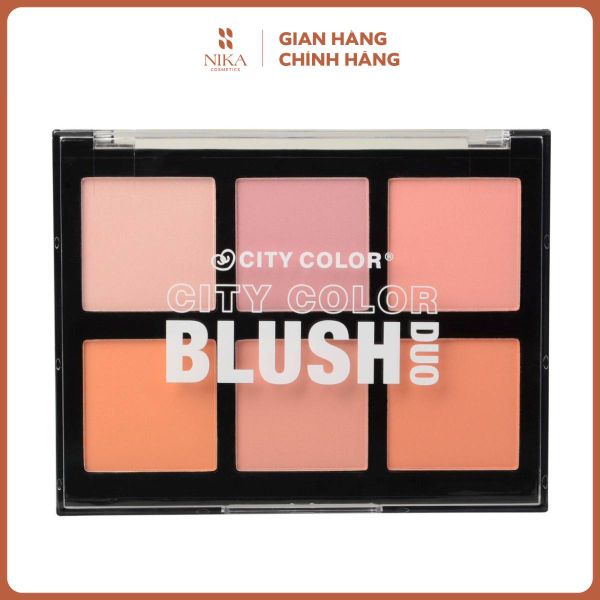 Bảng Má Hồng City Color Blush 6 Ô 8.6G