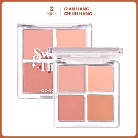 Bảng Má Hồng Gogo Tales Soft Mist Naked Feeling Blush 4 Ô