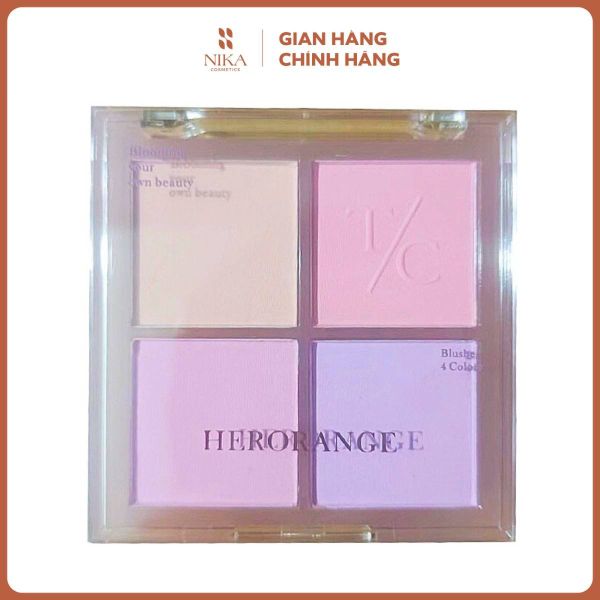 Bảng Má Hồng Herorange 4 Ô
