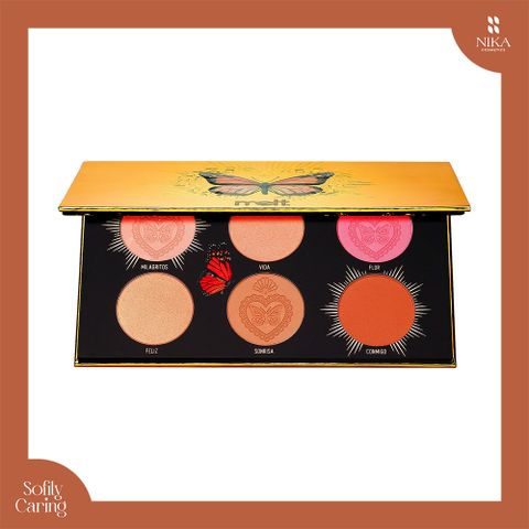 Bảng Má Hồng Melt Cosmetics Monarrca Blush Palette 6 Ô