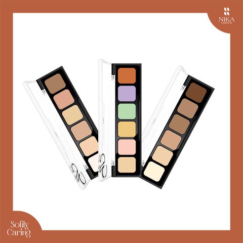 Bảng Triệt Sắc Golden Rose Camouflage Cream Palette 6 Ô