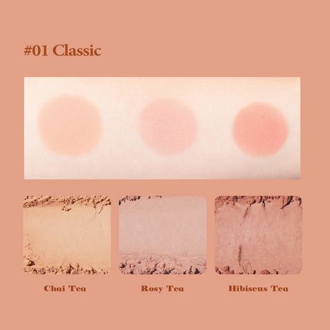 Bảng Má Hồng I'M Meme I’M Afternoon Tea Blusher 3 Ô