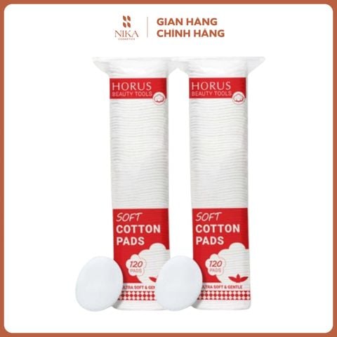 Bông tẩy trang Horus Soft Cotton Pads 120M