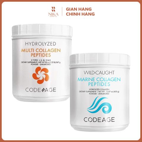 Bột Uống Codeage Hydrolyzed Multi Collagen Peptides 567G