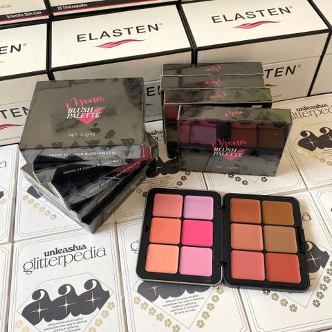 Bảng Má Hồng Kem Mona 12 Color Blush Palette 32.4G