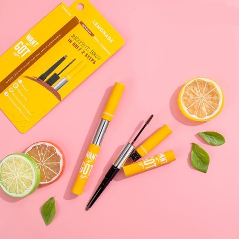 Chì Kẻ Mày + Mascara Mày Lemonade Want It Got It Dual Eyebrow 2 Đầu