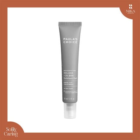 Peel Da Paulas Choice Skin Perfecting 25% Aha + 2% Bha Exfoliant Peel 30Ml