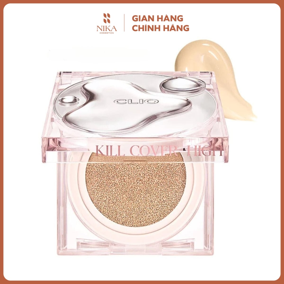 New Cushion Clio Kill Cover High Glow Spf50 Kèm Lõi 28G
