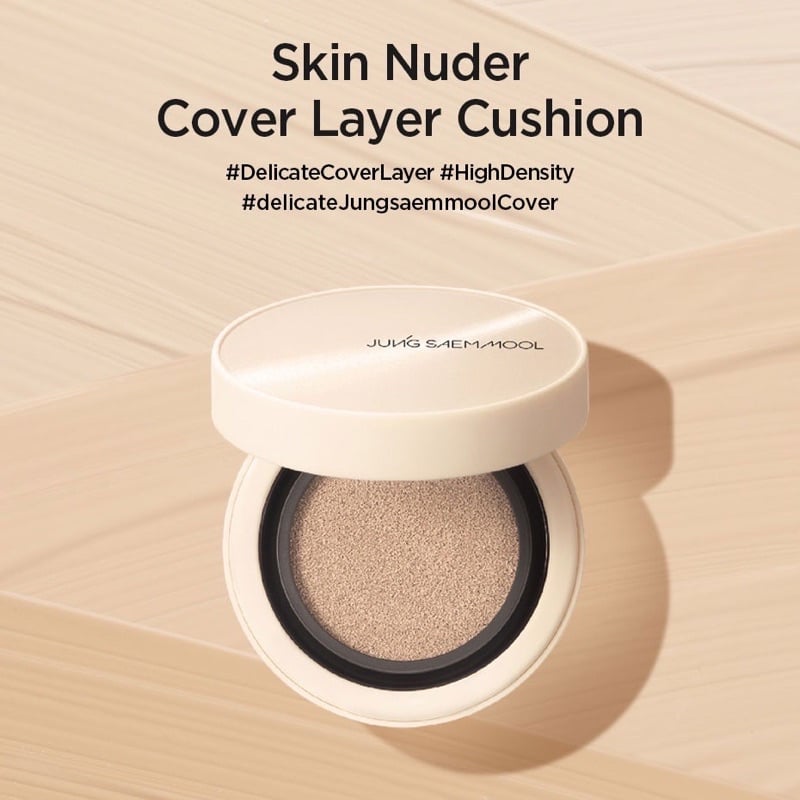 Cushion Jung Saem Mool Skin Nuder Cover Layer SPF 50+ PA+++ + Kèm Lõi ...