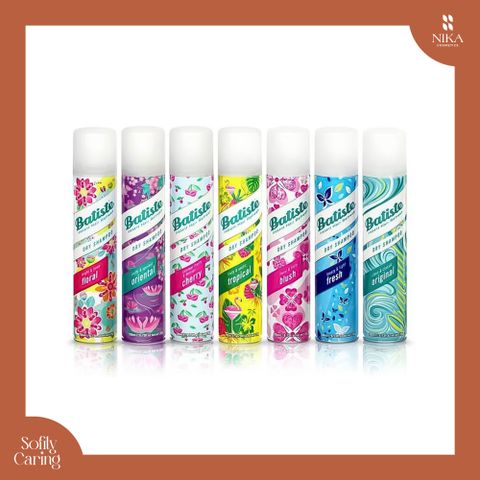 Dầu Gội Khô Batiste Dry Shampoo 200Ml