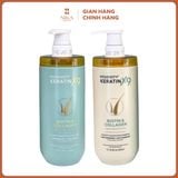 Bộ Dầu Gội + Dầu Xả Voudioty Keratin X9 Biotin & Collagen Restorative Formula 500Mlx2