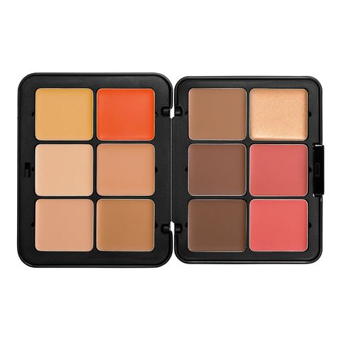 Bảng Che Khuyết Điểm + Má Hồng +Tạo Khối Make Up For Ever Hd Skin Palette 12 Ô