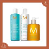 Set Dầu Gội + Dầu Xả + Nước Rửa Tay Moroccanoil Smooth 500Mlx2 + 360Ml