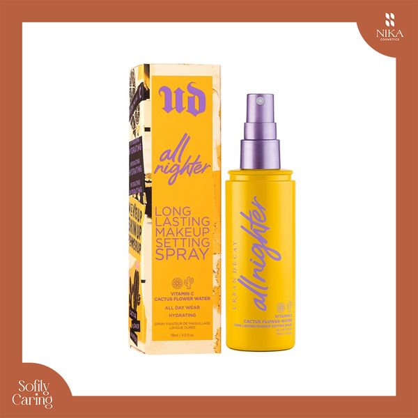 Xịt Khóa Make Up Urban Decay All Nighter Long Lasting Makeup Setting Spray Vitamin C 118Ml
