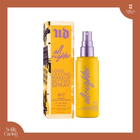 Xịt Khóa Make Up Urban Decay All Nighter Long Lasting Makeup Setting Spray Vitamin C 118Ml