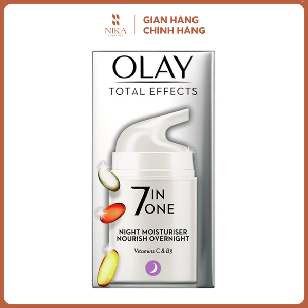 Kem Dưỡng Ban Đêm Olay Total Effects 7 In One Day Moisturiser Nourish Overnight 37ml