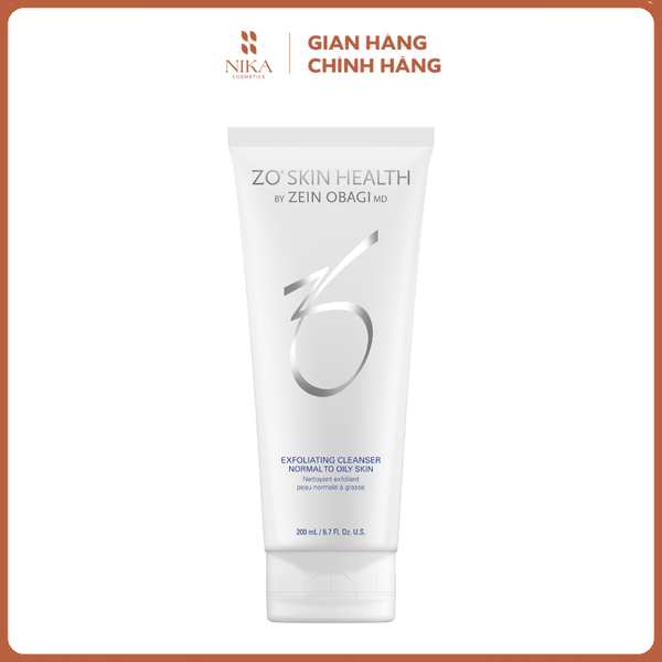 Sữa Rửa Mặt Zo Skin Health Exfoliating Cleanser Normal To Oily Skin 200Ml