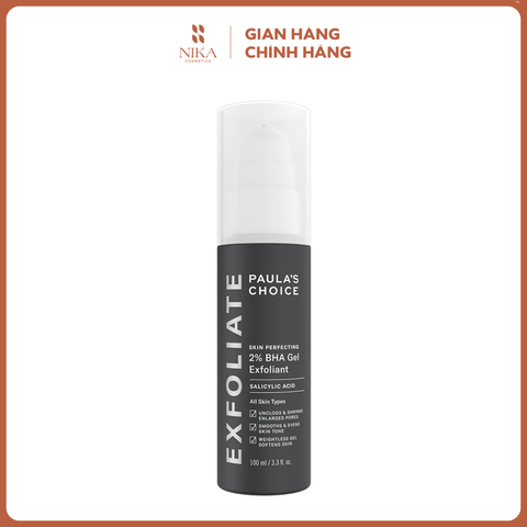 Tẩy Tế Bào Chết Hóa Học Paulas Choice Skin Perfecting 2% Bha Gel 100Ml