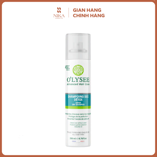 Dầu Gội Khô Olysee Detox Dry Shampoo 200Ml