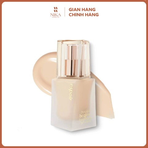 Kem Nền Espoir Pro Tailor Be Glow Foundation New Class SPF27 PA++ 30G