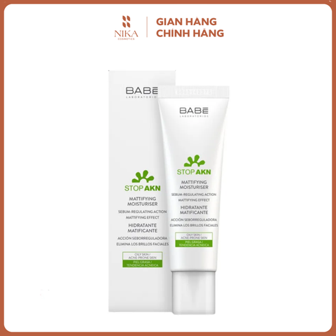 Kem Dưỡng Babe Mattifying Moisturiser 50Ml