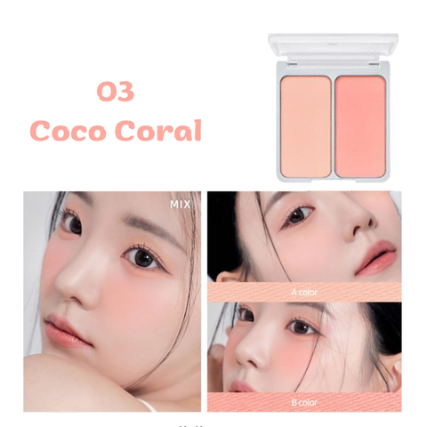 Set Má Hồng 2aN Dual Cheek 8G