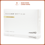 Viên Uống Trắng Da NanoMD BRIT-N 2.0 30 viên