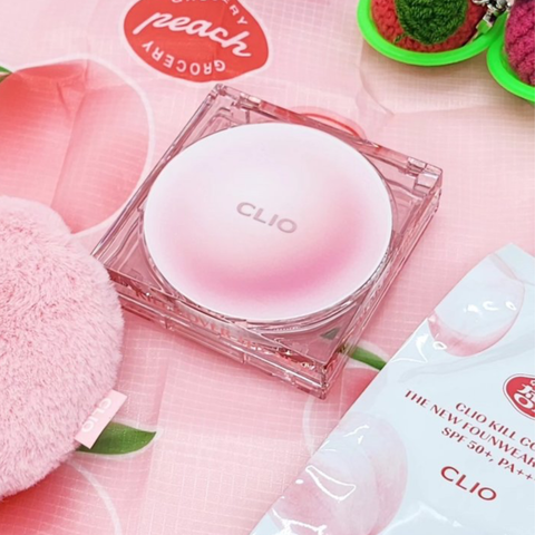 [PHIÊN BẢN TRÁI ĐÀO] Cushion Clio Kill Cover The New Founwear SPF50 + Kèm Lõi 30G