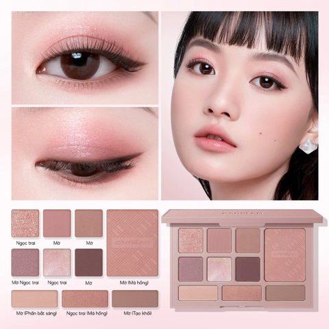 Bảng Mắt Carslan Silky Twinkle Comprehensive Palette 10 Ô 18G