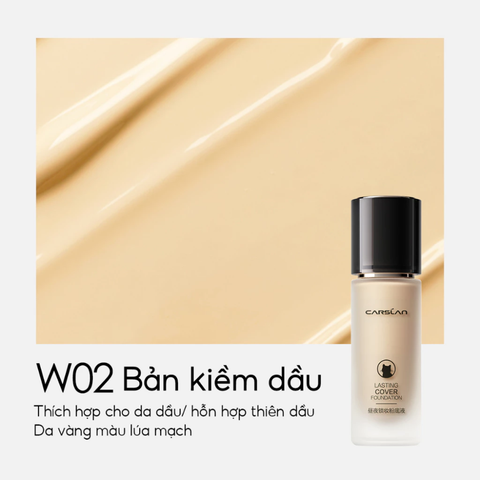 Kem Nền Carslan Lasting Cover Foundation 30G