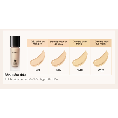 Kem Nền Carslan Lasting Cover Foundation 30G