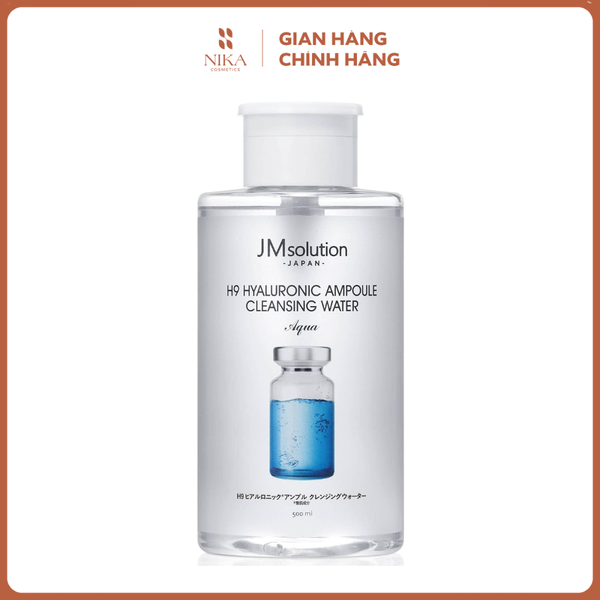 Nước Tẩy Trang JM Solution H9 Hyaluronic Ampoule Cleansing Water 500ML