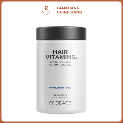 Viên Uống Kích Thích Mọc Tóc Codeage Vitamins Hair 120V