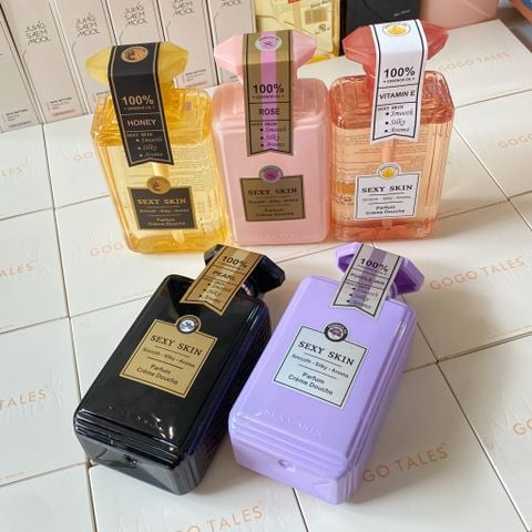 Sữa Tắm Sexy Skin Parfum Creme Douche 600ML